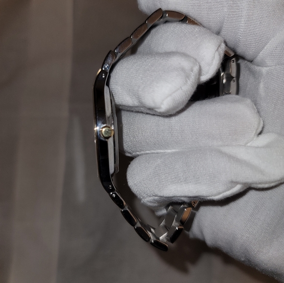 Movado Watch Serio Quartz Black Dial Two-tone Stainless Steel Men's 0607284 - Picture 6 of 8